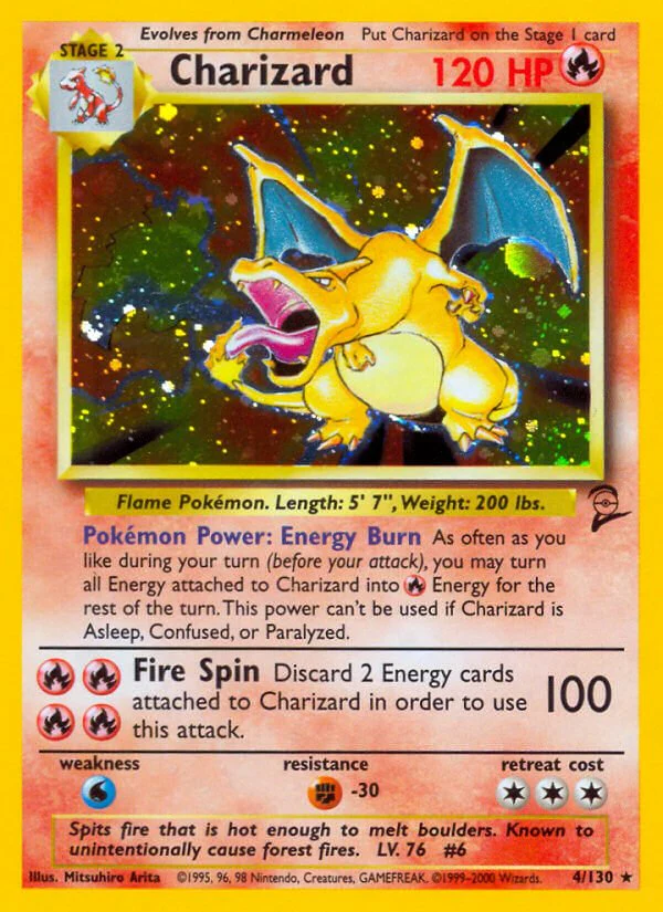 Charizard - 4/130 - Holo Rare