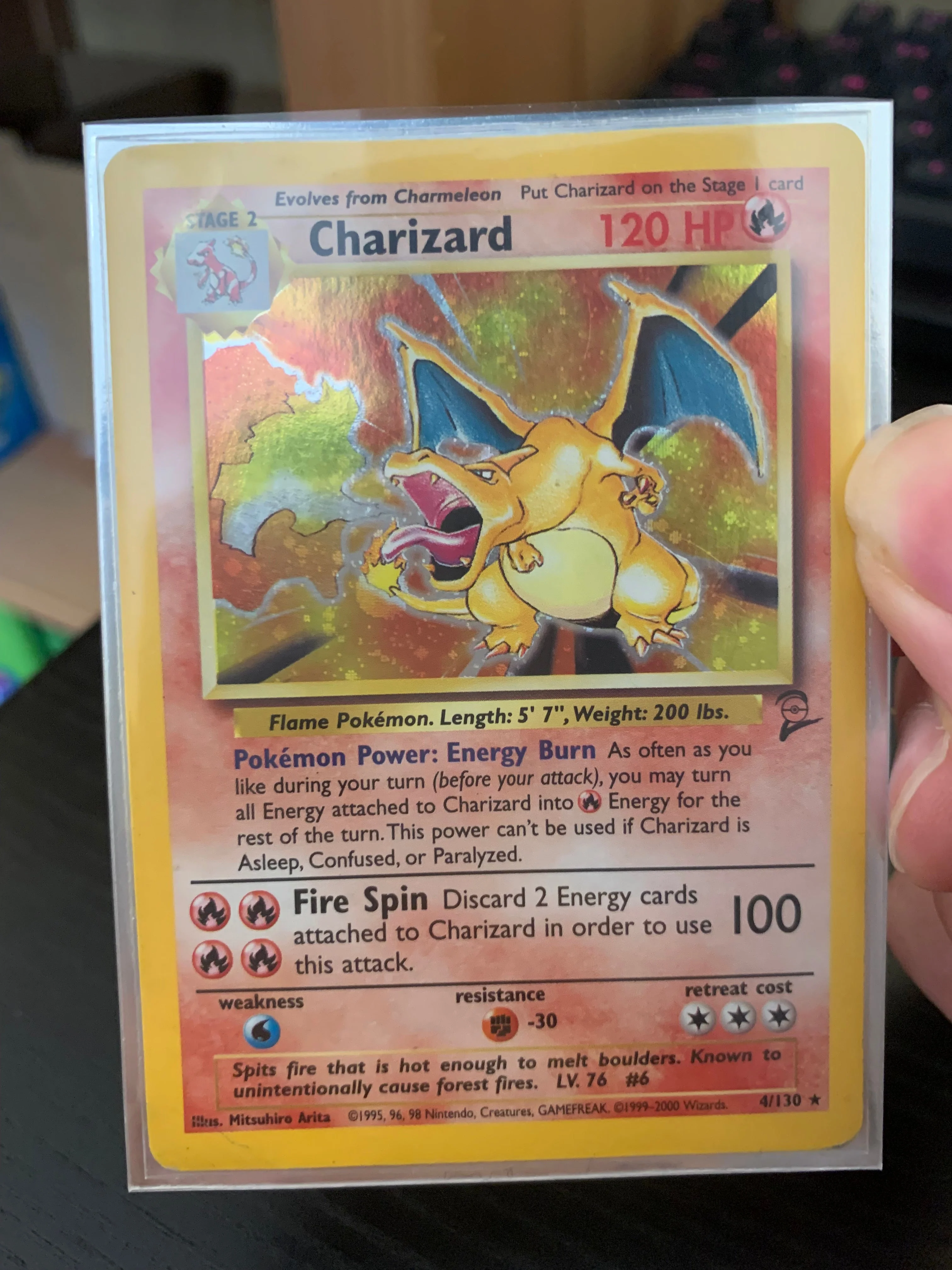 Charizard - 4/130 - Holo Rare - Image 2
