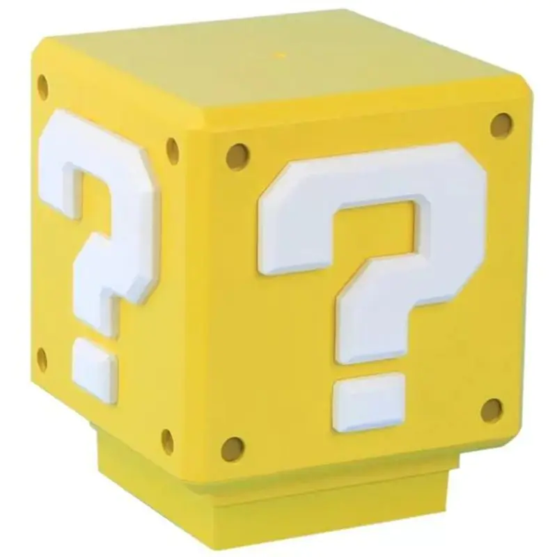 Mario "?" Cube Bedroom Bedside Lamp Home - Image 6