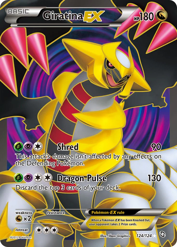 Giratina-EX - (124/124) Ultra Rare Pokemon Holofoil