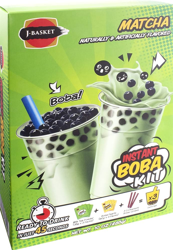 J-Basket Instant Boba Kit - Matcha