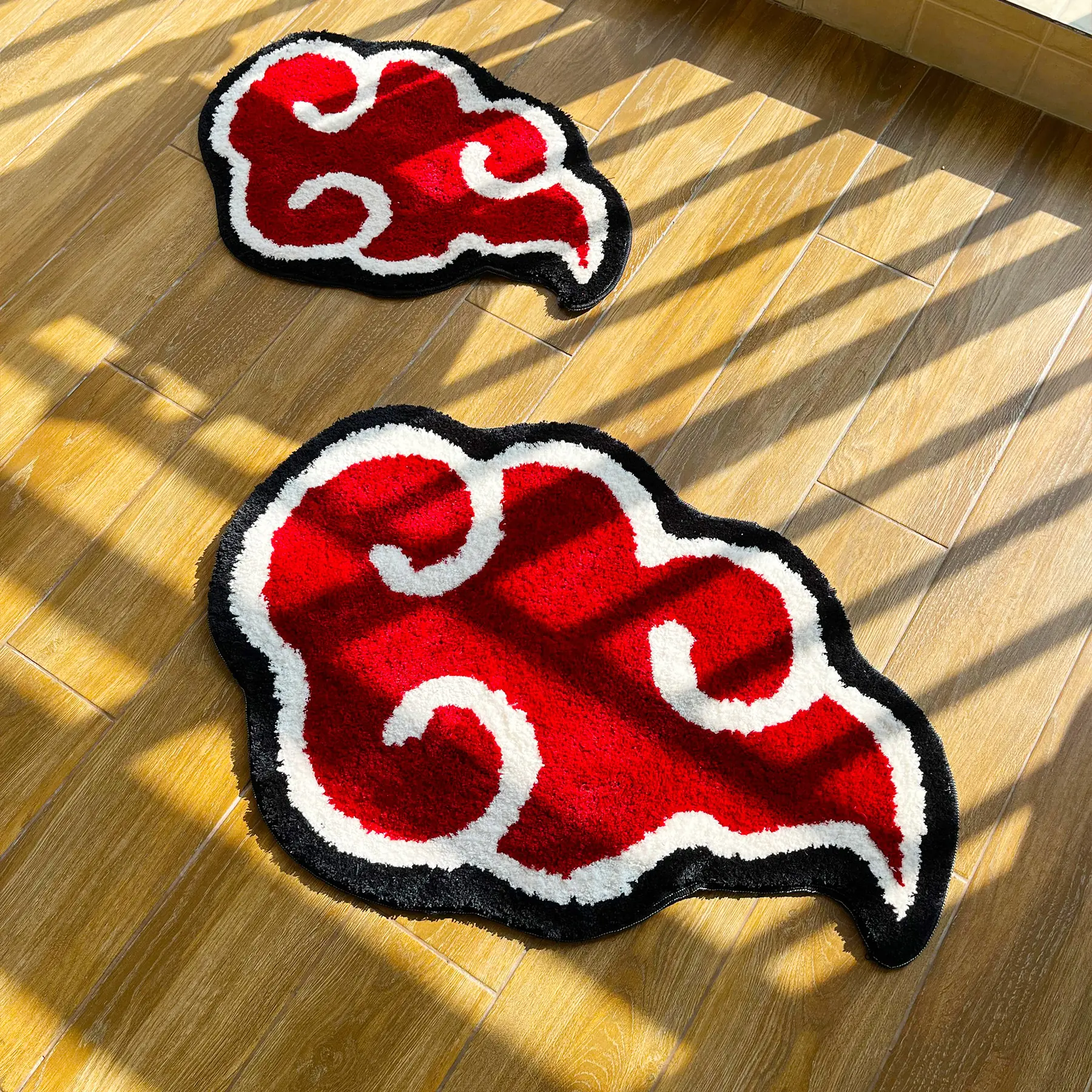 Japanese Anime Red Cloud Doormat - Image 3