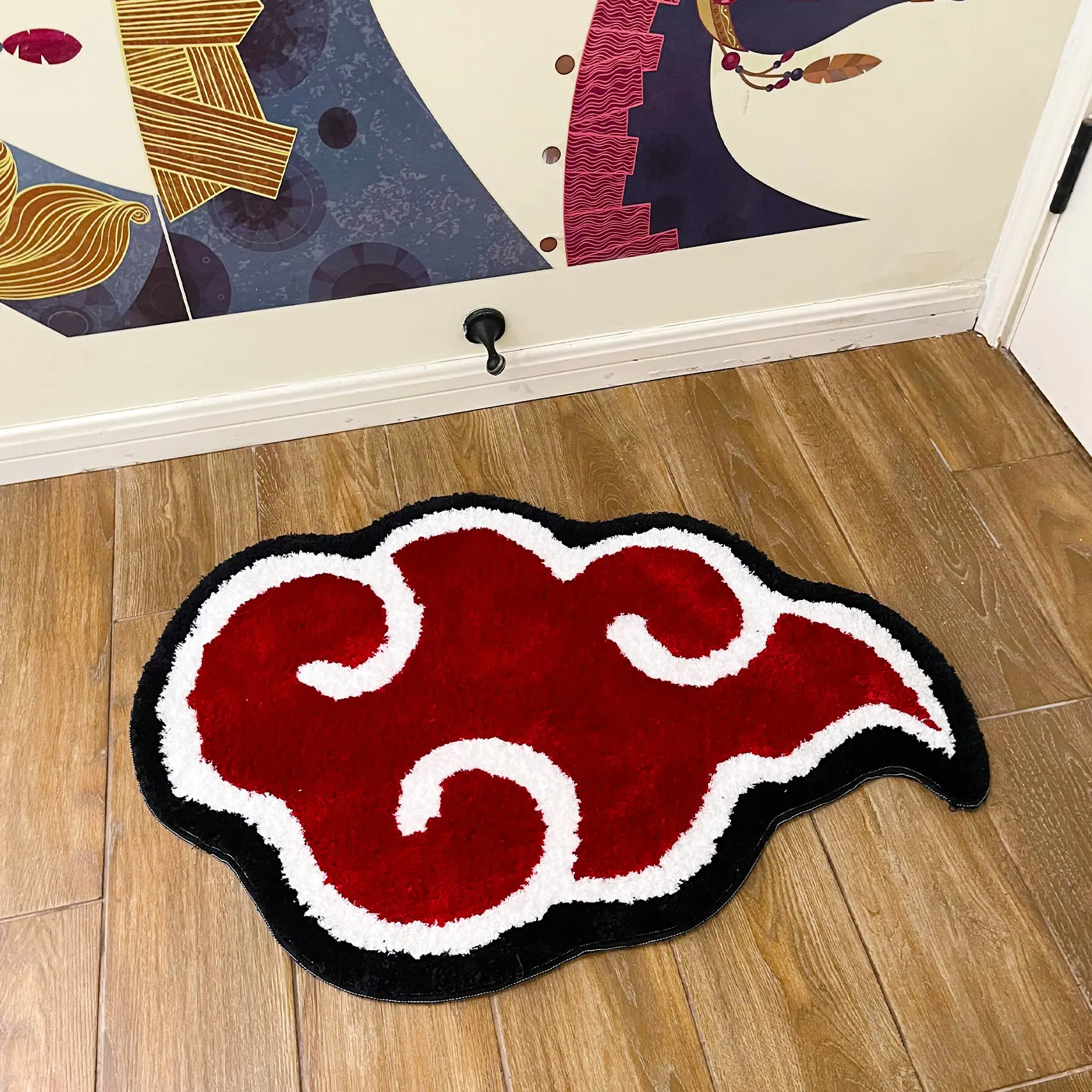 Japanese Anime Red Cloud Doormat - Image 4