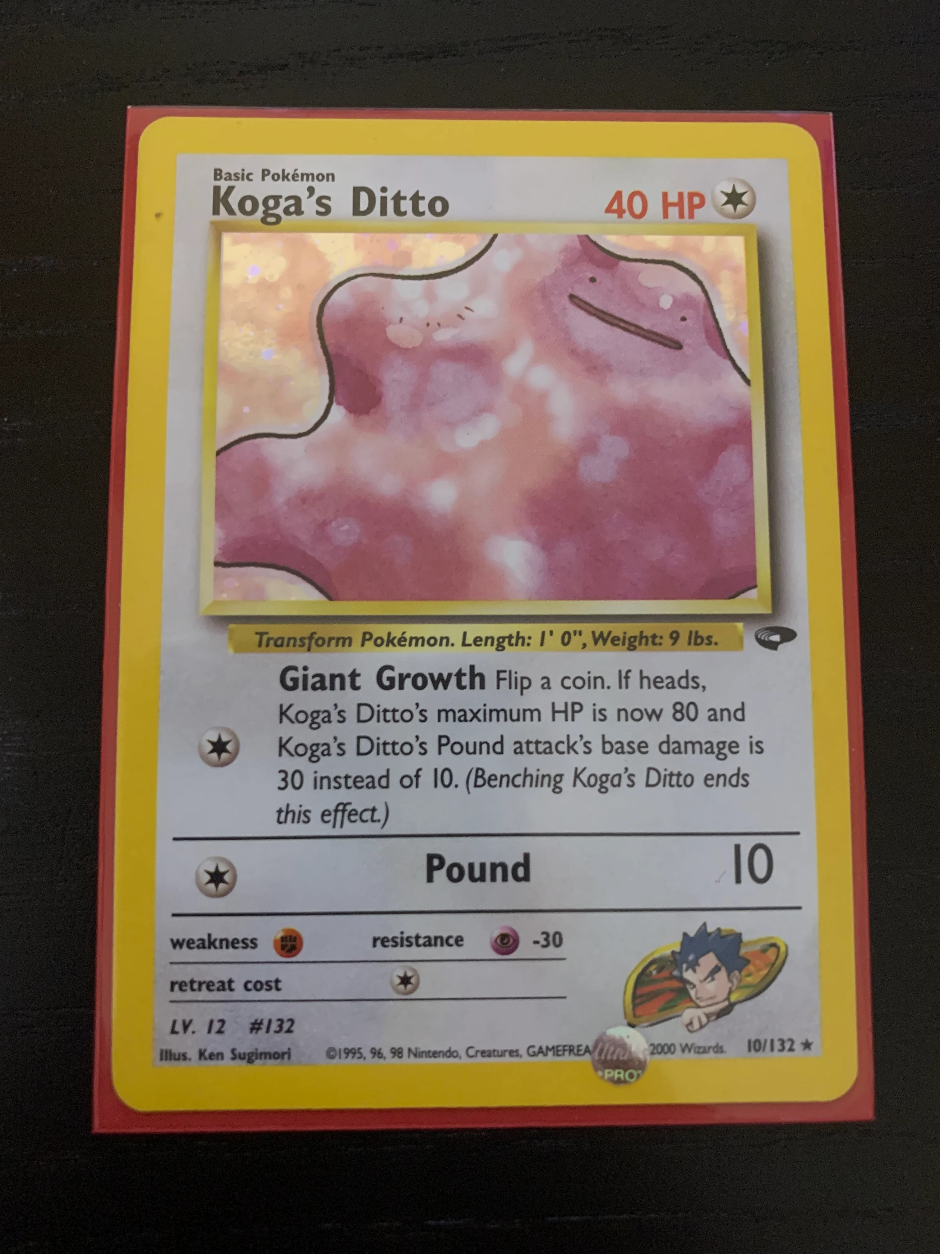 Koga's Ditto - 10/132 - Holo Unlimited - Image 2