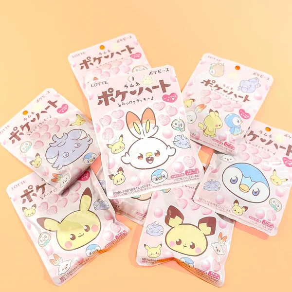LOTTE - Pokemon Heart Ramune 40g (Japan) - Image 2