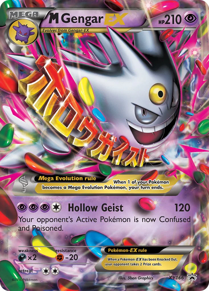 M Gengar EX - XY166 - Pokémon TCG