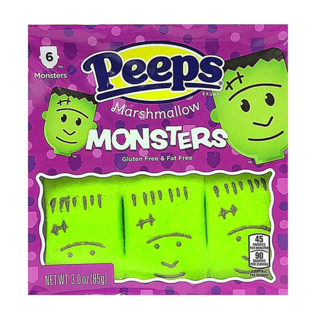 Peeps Marshmallow Monsters - 6 Pack Halloween Candy