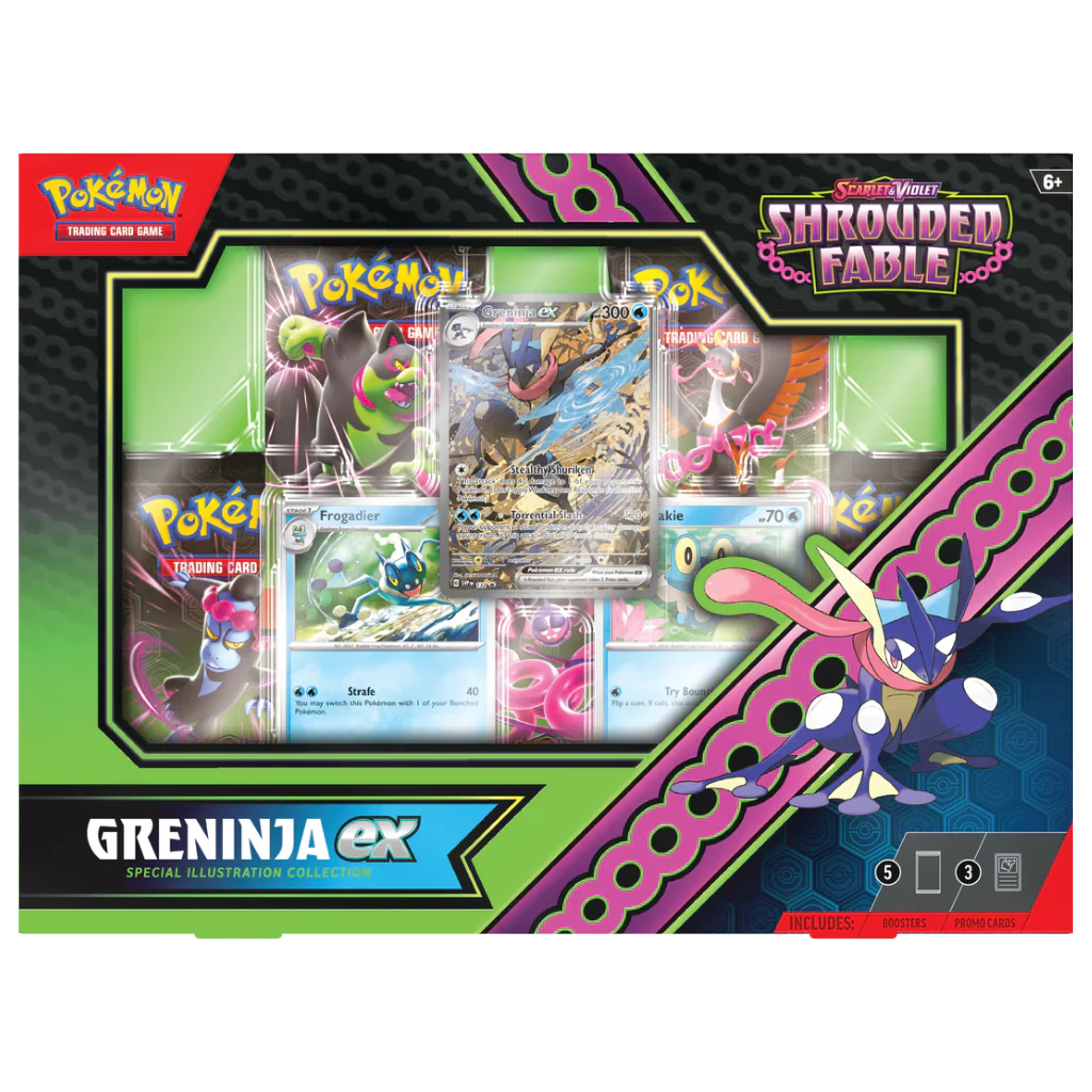 Pokemon Shrouded Fable Kingdra/Greninja Ex Special Illustration Collection Box