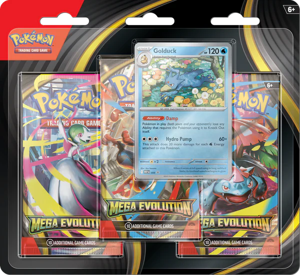 Pokémon TCG: ME01 Mega Evolutions 3-Pack Blister - Image 2