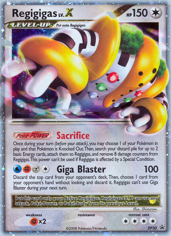 Regigigas Lv. X - DP30 - Ultra Rare