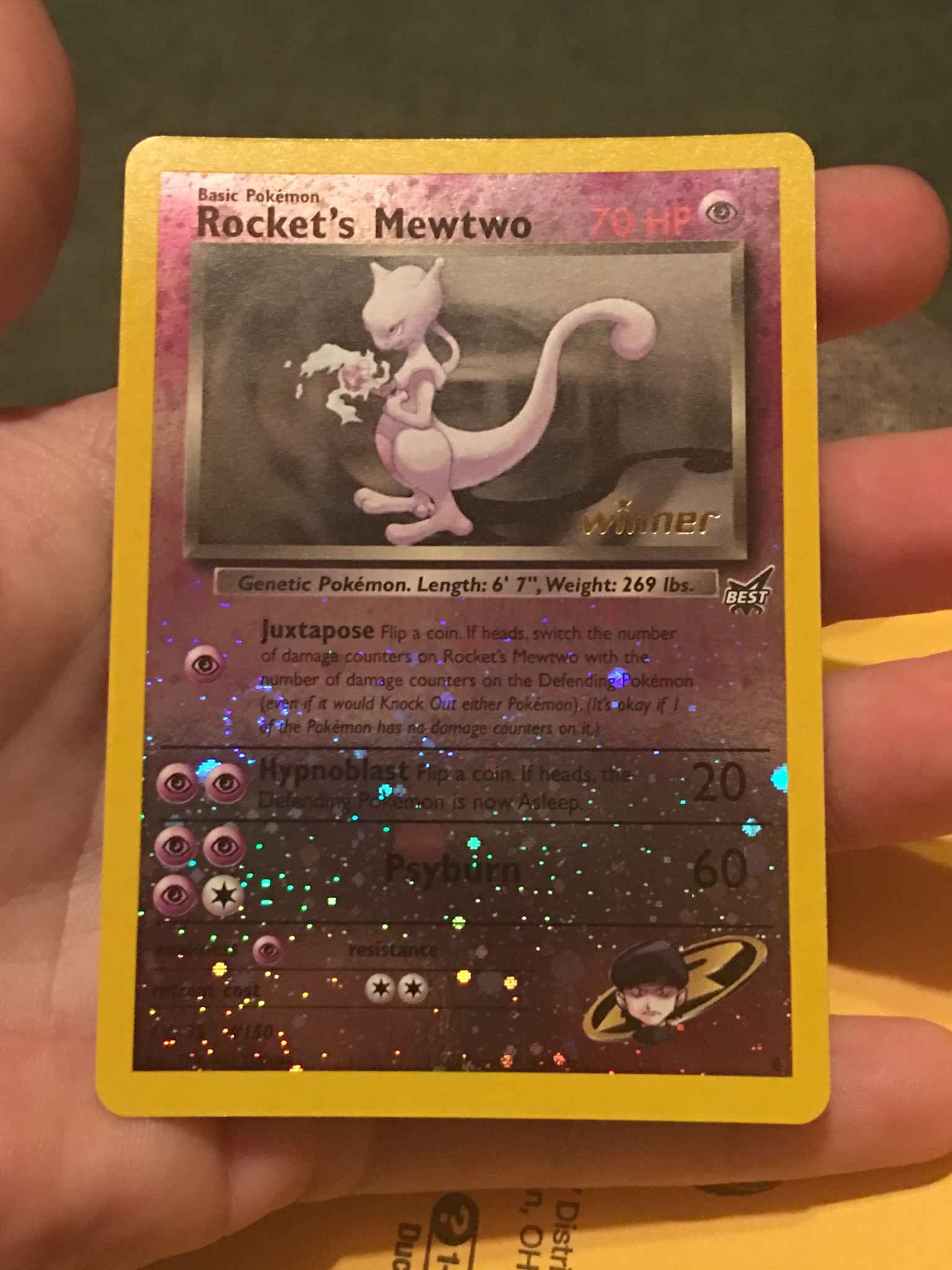 Rocket's Mewtwo - 8 - (Winner) Promo