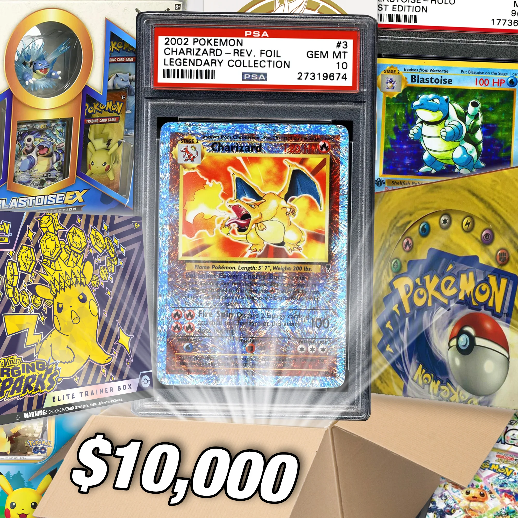 The Pokemon Card $1000 Box! - Assorted Pokémon Trading Cards - Image 4